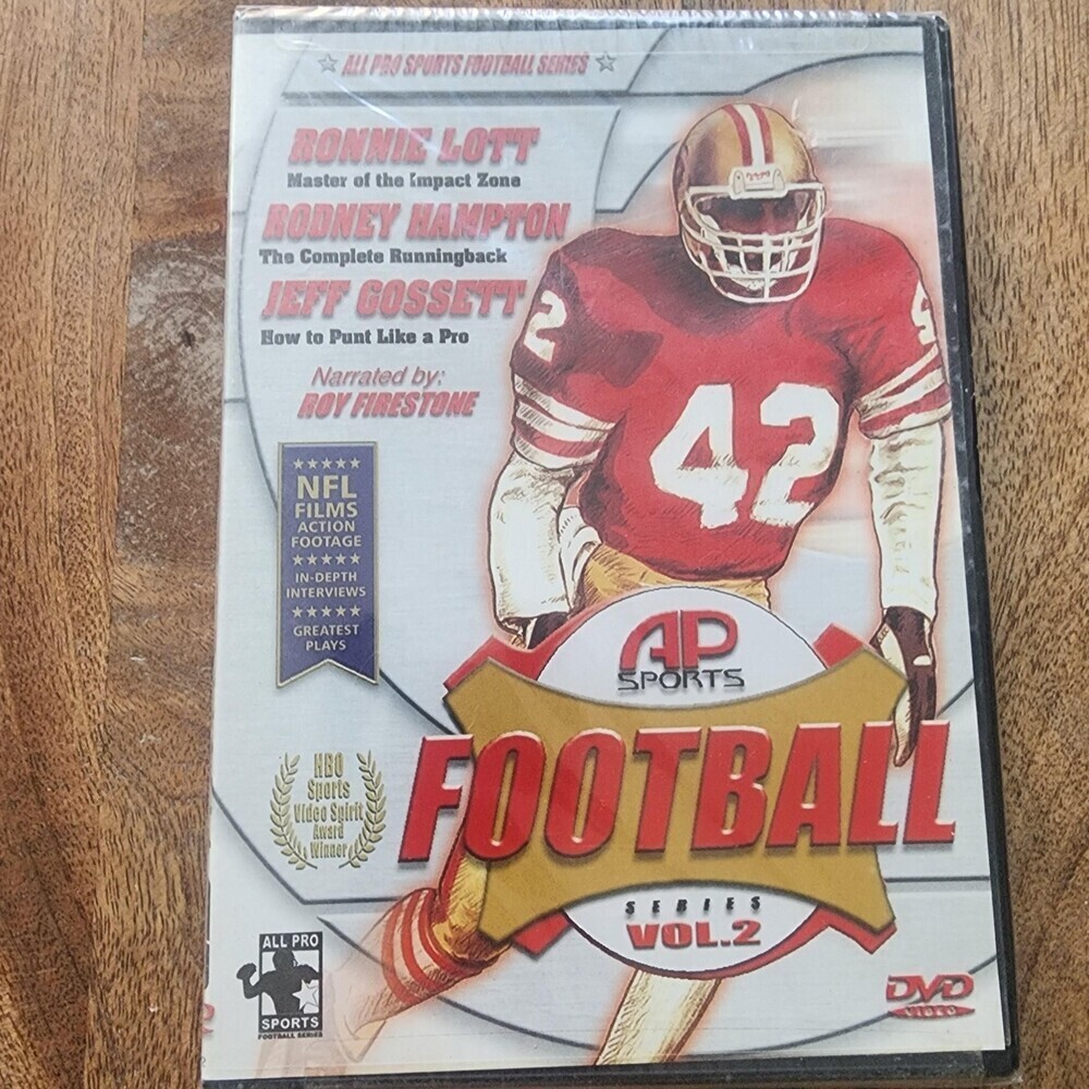 All Pro Sports Football Vol 2 DVD Ronnie Lott Rodney Hampton Gossett New Sealed
